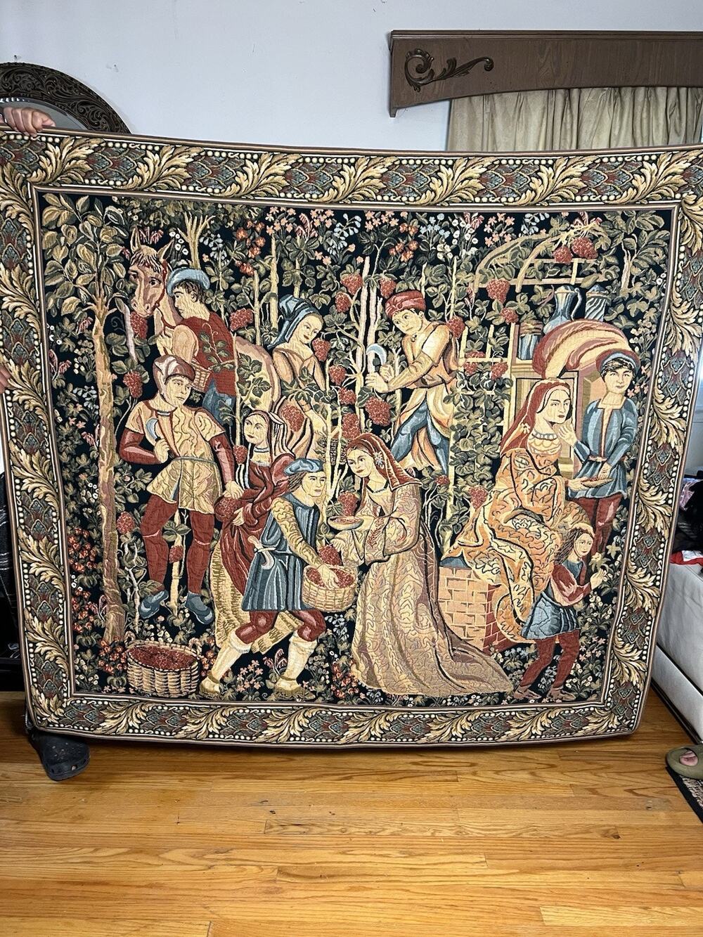 Vantage Right Panel European Tapestry W 69x H 61 New!